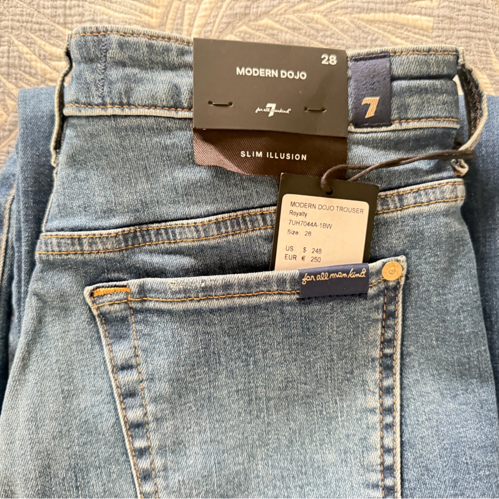 7 For All Mankind Royalty Blue Flare Jeans